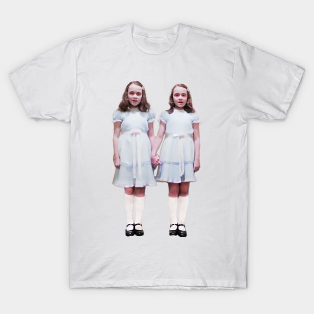 The Twins From The Shining T-Shirt by akastardust